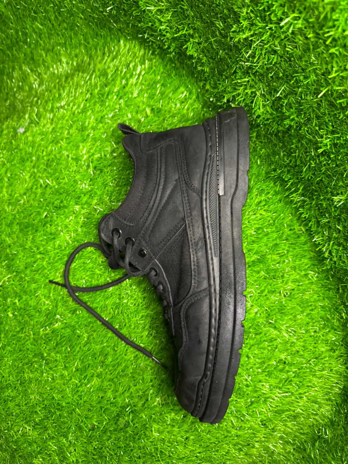 Zara Triple Black Chunky High-Top Sneaker