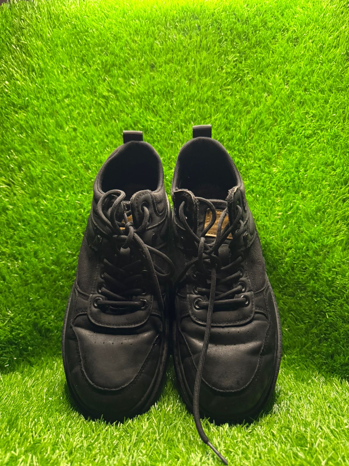 Zara Triple Black Chunky High-Top Sneaker